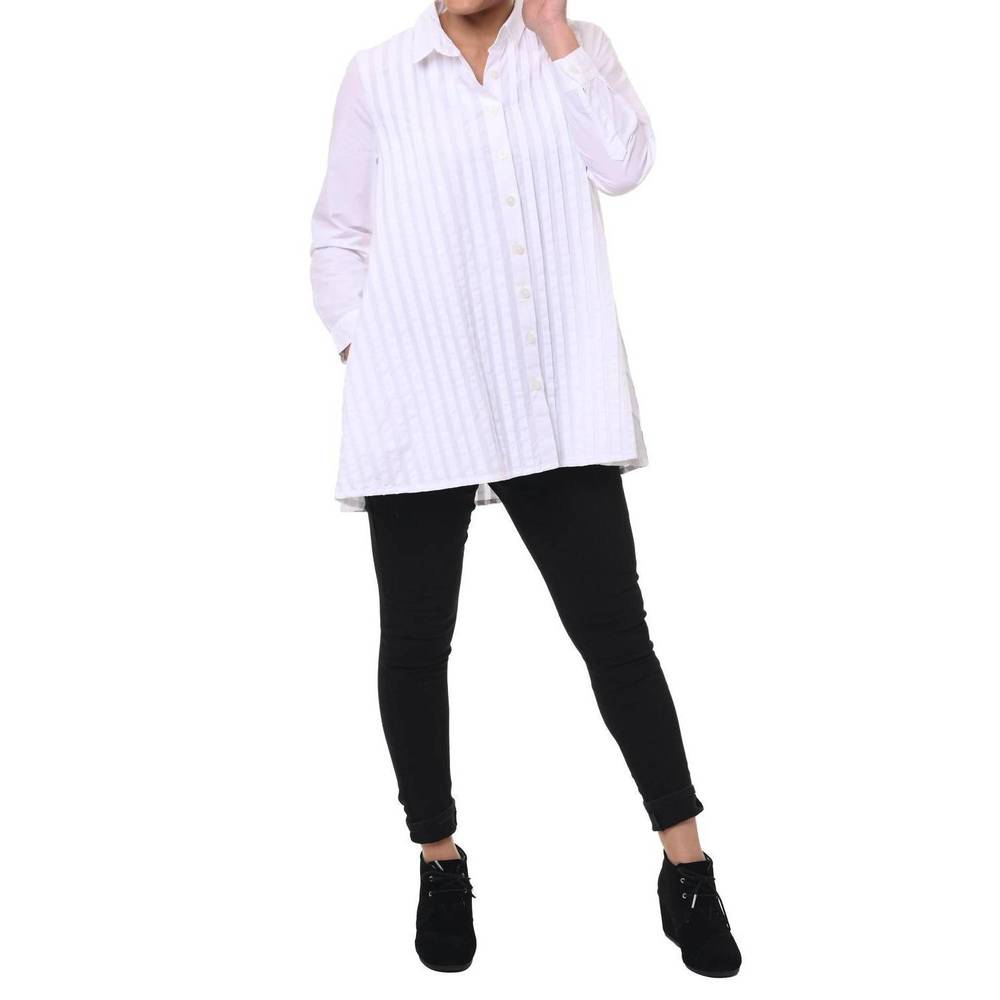 NEW TULIP CLOTHING robyn blouse in white
